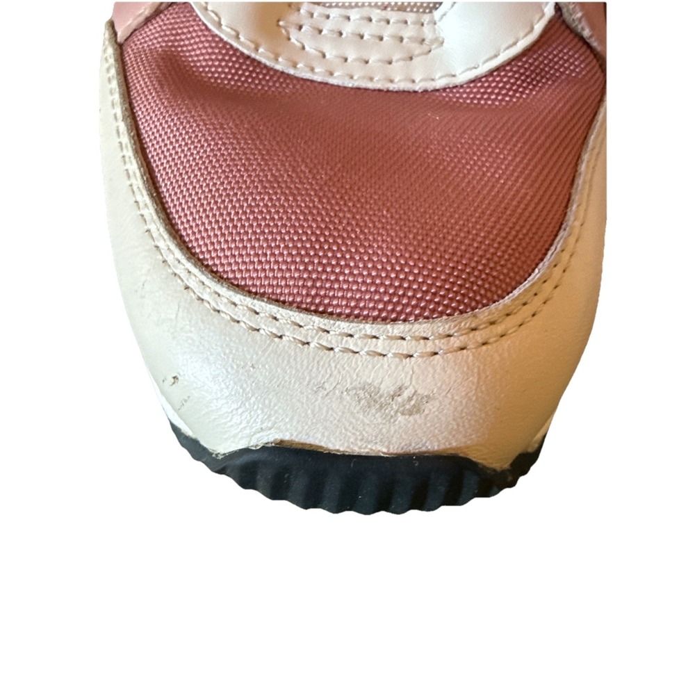 Michael Kors Georgie Mixed Media Trainers Womens 6.5 Pink Cream Wedge - Picture 12 of 13